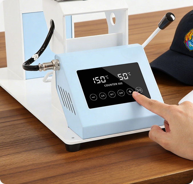 2-in-1 Top & Bottom Dual Heat Cap / Label Heat Press