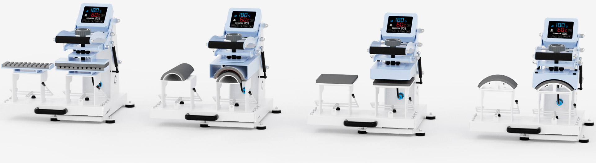 Dual Station Heat Presses